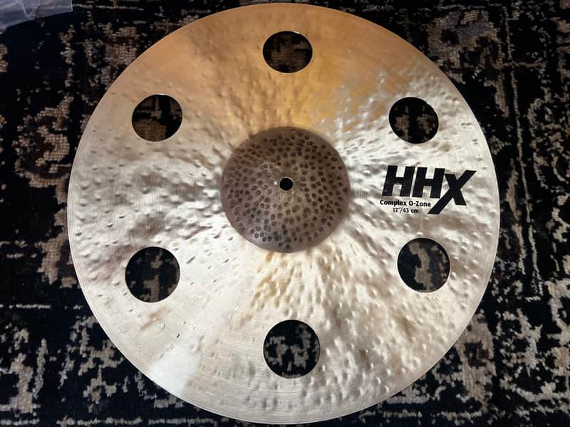 (MINT) Sabian 17" HHX Complex O-Zone Crash Cymbal - Natural image 1