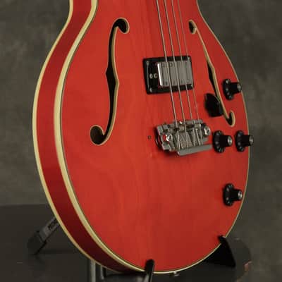 RARE 1975 Ibanez "lawsuit" era EB-2D copy HOLLOW BODY bass made in Japan image 11
