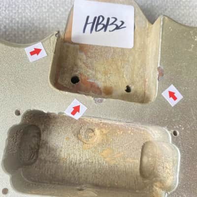 Metallic Finish HH Left Hand Guitar Body image 4