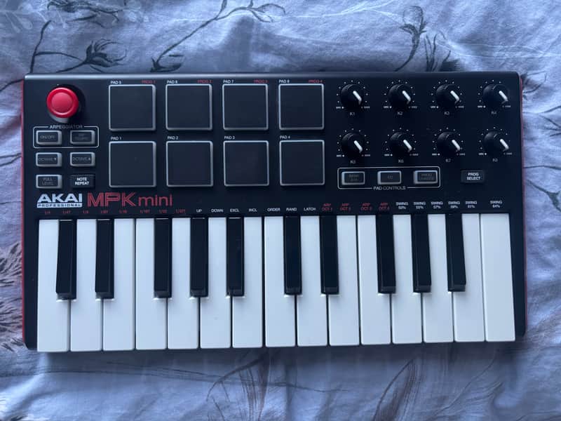 Akai MPK Mini 25-Key MIDI Controller 2012 - Black image 1