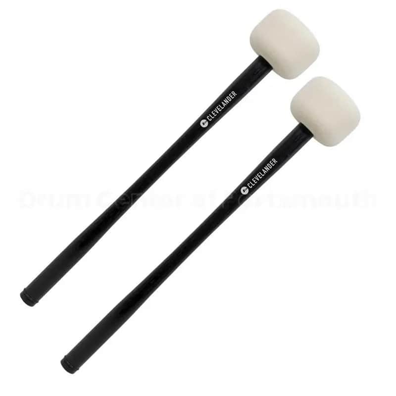 Clevelander Marching Bass Drum Mallets, Hickory, Large image 1