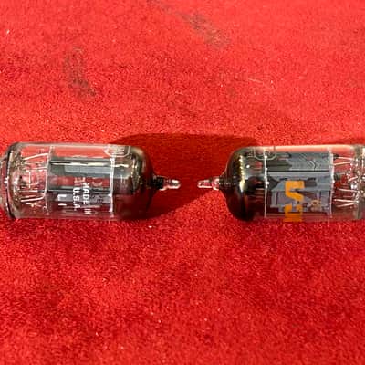 RCA Vintage Mismatch Pair 12AU7 Preamp/Amplifier Tubes 50s/70s - Clear Glass image 6