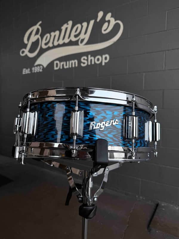 Rogers Custom-Built 5.5x14 Dyna-Sonic Snare Drum in Blue Onyx image 1