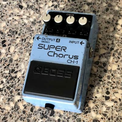 Boss CH-1 Super Chorus (Blue Label) 1989 - Blue image 2