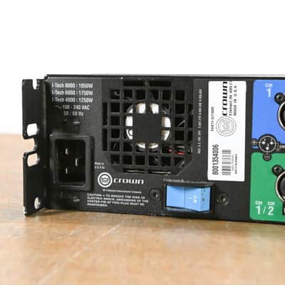 Crown I-Tech 4000 2-Channel Power Amplifier CG012D6 image 9