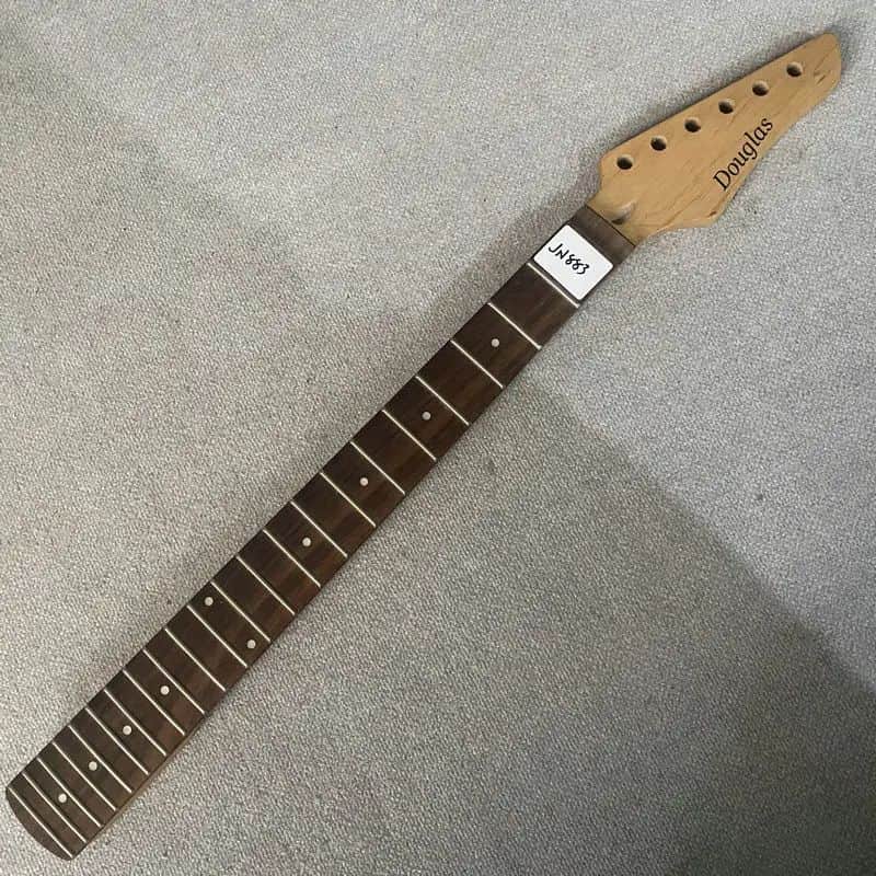 Maple Wood Guitar Neck, 22 Frets Rosewood Fingerboard image 1