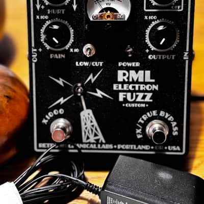 RML Retro Mechanical Labs Electron FUZZ Custom in Fallout Black image 1