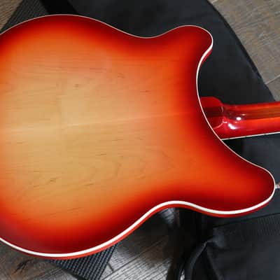 2012 Rickenbacker 360 Semi-Hollow Electric Guitar FireGlo + GB image 12