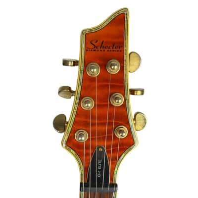 Schecter Diamond Series C-1 Elite 2008 - Amber Quilt image 10