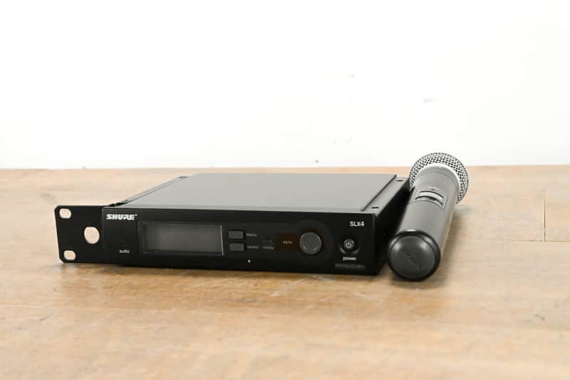 Shure SLX24/SM58 Handheld Microphone System - H19 Band NO POWER SUPPLY CG012NU image 1