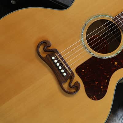 2002 Gibson J-100 Xtra Jumbo Maple Spruce Acoustic Guitar Antique Natural + OHSC image 4