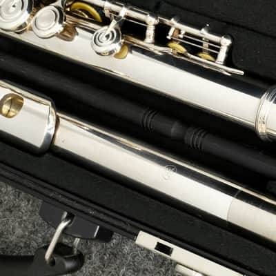 Yamaha Advantage Model YFL-200AD II Silver Plated Flute image 2