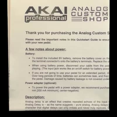 Akai Professional Analog Delay 2010s - Metal image 11