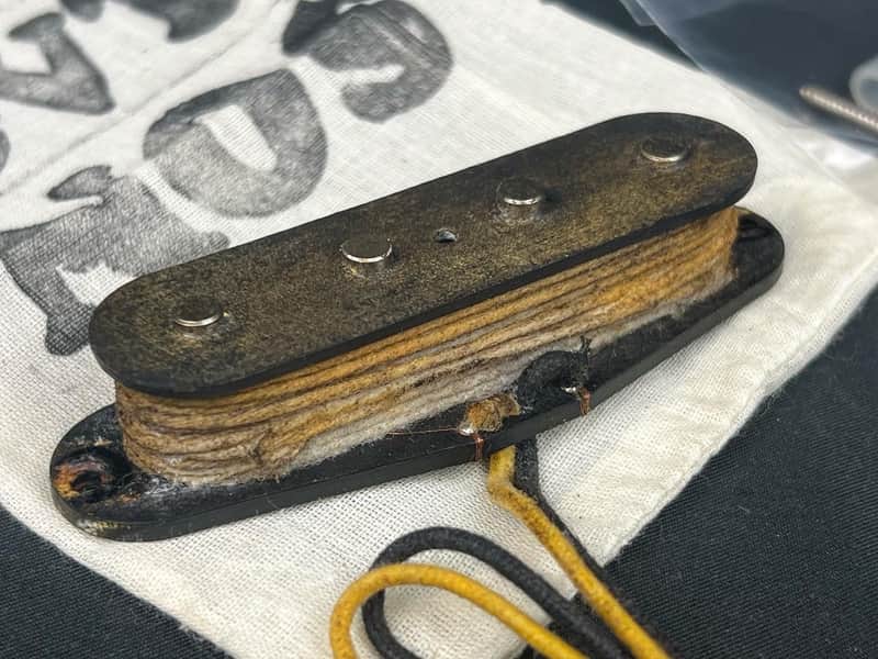 General Vintage Tone  1951 for Tele®️ Telecaster ®️ Bass NOS GVT hand wound Pickup Left handed   Aged image 1