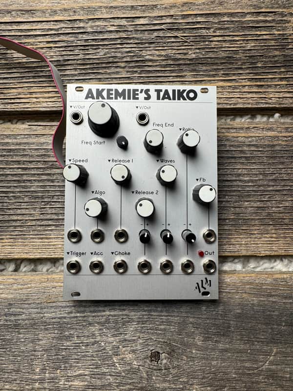 ALM/Busy Circuits ALM015 Akemie's Taiko Drum Voice Eurorack Synth Module 2021 - Present - Silver image 1