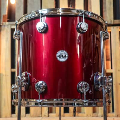 DW Collector's Metallic Burgundy Drum Set - 22,10,12,16 - SO#1045844 image 7