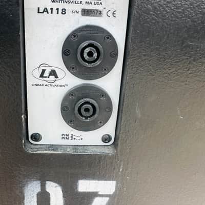 EAW LA118 18" Subwoofers – PAIR - with 2 Dollies - Tested & Working #7 & 8 image 6