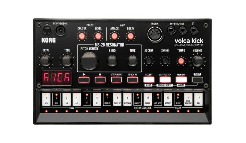 Korg Volca Kick Analog Kick Generator That Delivers Powerful Sounds From Kick Drum To Kick Bass