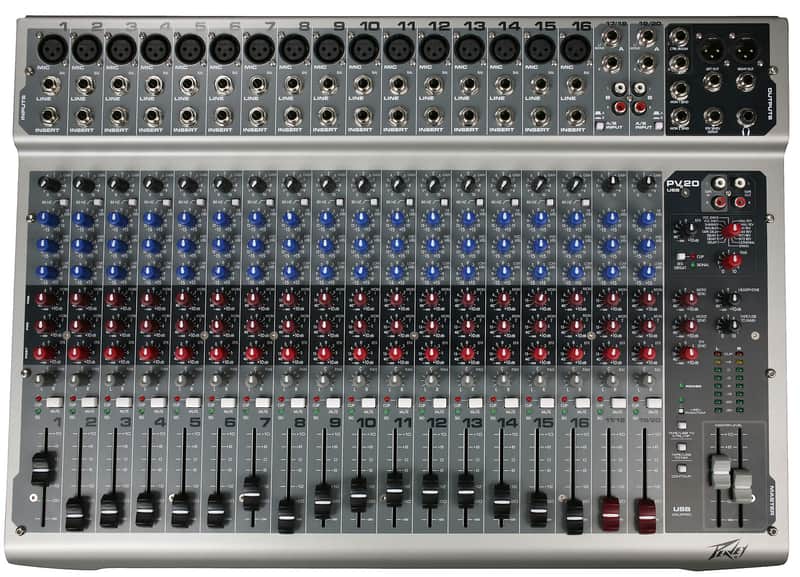 Peavey PV 20 20 Channel USB Mixer image 1
