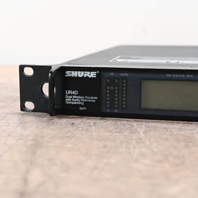 Shure UR4D Wireless Receiver w/ two UR1 Bodypack Transmitters - H4 Band CG0077F image 5