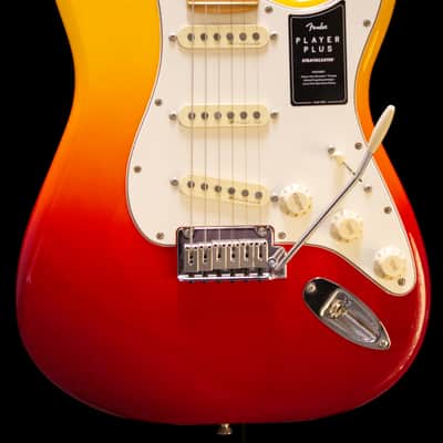 Fender Player Plus Stratocaster with Maple Fretboard - Tequila Sunrise image 1
