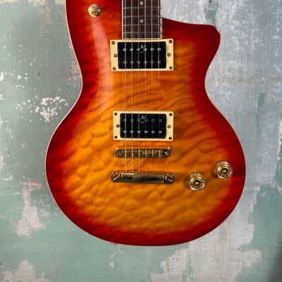 Washburn CT-2QCS Electric Guitar w/OHSC - Flamed Cherry Burst #1883 image 2