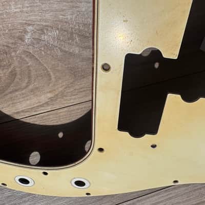 '72 thru '79 Fender Precision 73 vintage celluloid 70's pickguard USA RI image 5