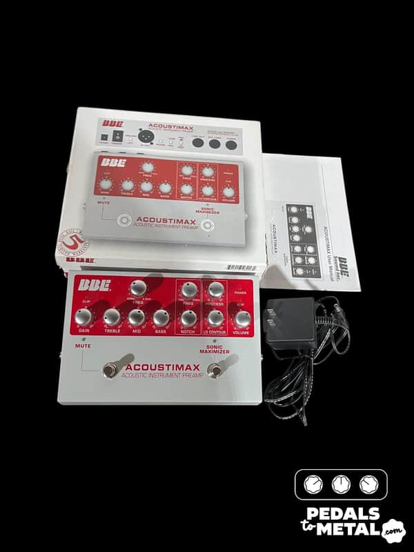 BBE ACOUSTIMAX アコースティックプリアンプ BBE Acoustimax Sonic Maximizer Instrument Preamp Pedal | Reverb