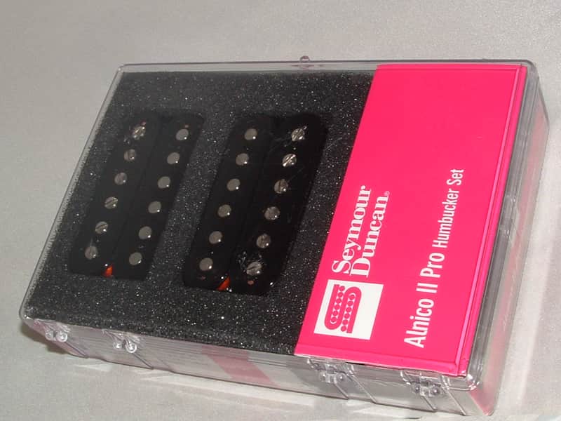 Seymour Duncan APH-1s Alnico II Pro Humbucker Set (Black) New with Warranty image 1