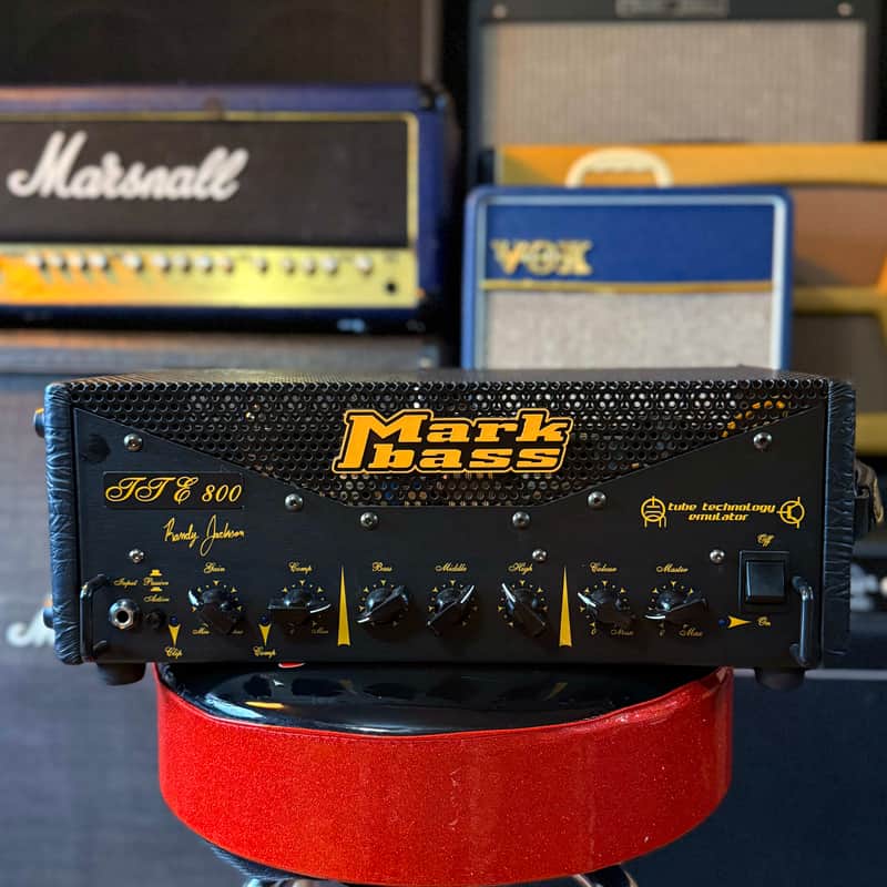 Markbass TTE 800 Randy Jackson Signature 800-Watt Bass Amp Head 2010s - Black image 1