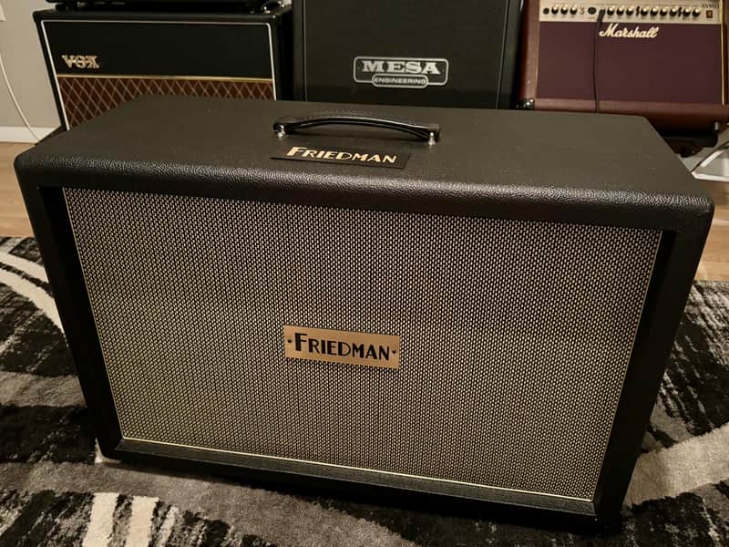 Friedman 212EXT Vintage 120-Watt 2x12" Closed-Back Guitar Speaker Cabinet 2015 - Present - Black image 1