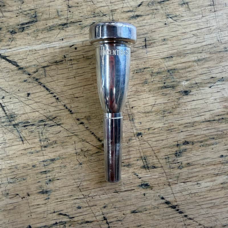 Used Bach 12C Silver Megatone Trumpet Mouthpiece image 1