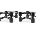IsoAcoustics Aperta Speaker Stands (Pair) in Black | Pro Audio LA