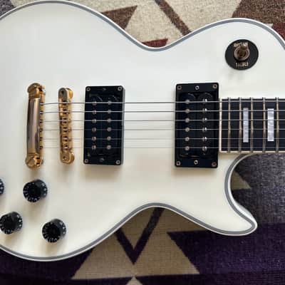 2022 Edwards by ESP E-LPC Les Paul Custom - White image 22