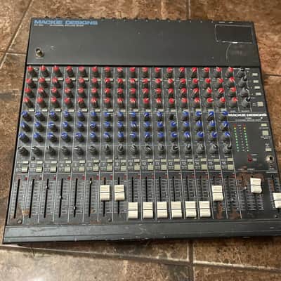 Mackie CR1604 + XLR10 16-Channel Mic / Line Mixer 1990s - Dark Gray image 2