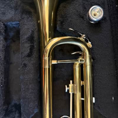 Palatino brand Trumpet with case and  mouthpiece image 4
