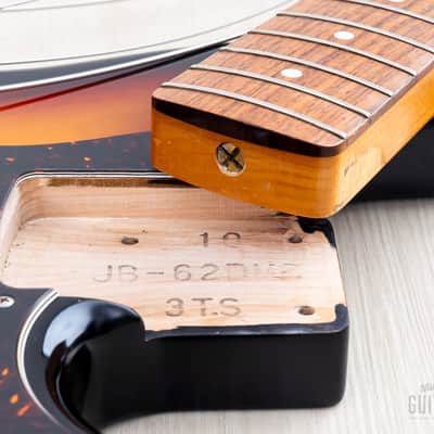 2005 Fender ‘62 Jazz Bass DiMarzio Collection JB62-110DMC Sunburst Lacquer, Japan CIJ image 17