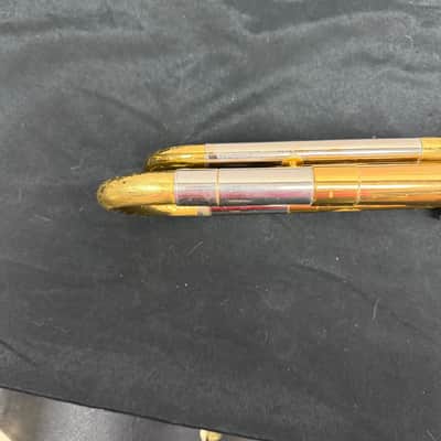 Used Yamaha YSL-448G Intermediate Bb/F Tenor Trombone with Original Case Mouthpiece Just Serviced image 10
