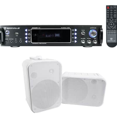 Rockville Home Theater Bluetooth Receiver + (2) 6.5" Speakers w/Swivel Brackets image 12