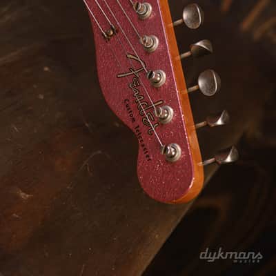 Fender Custom Shop Limited Edition CuNiFe Telecaster Custom Journeyman Relic Aged Champagne Metallic image 16