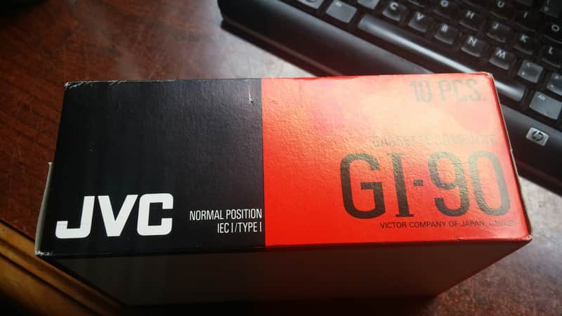 JVC GI-90 CASE OF 10 Cassette Tapes NEW SEALED image 1
