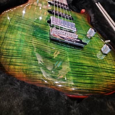 MUSIC MAN Luke 3 HSS Lusciou Green Flame Fi Ro Ma image 10