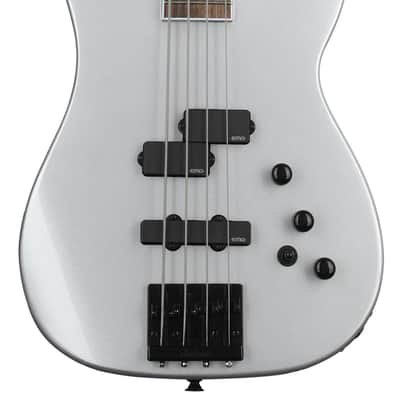 Jackson X Series Signature David Ellefson 30th Anniversary Concert Bass CBX IV - Quicksilver with Laurel Fingerboard image 1