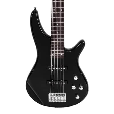🎸+Amp! 5 String "EyeBuzz" S Style Electric Bass Guitar +Rosewood Fretboard +Cable!🎸 image 2