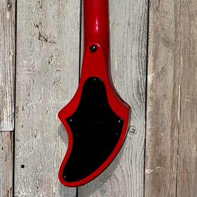 Excellent DeArmond / Fender Ashbory Bass Red 4 String Bass, Original Case , Korea ! image 6