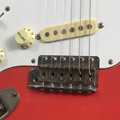 LEFTY! Wildwood Vintage ST66 Swamp Ash Boutique Custom Relic Fiesta Red Nitro Gibson 24.75” Scale Strat 7.2 Lb HSC image 3