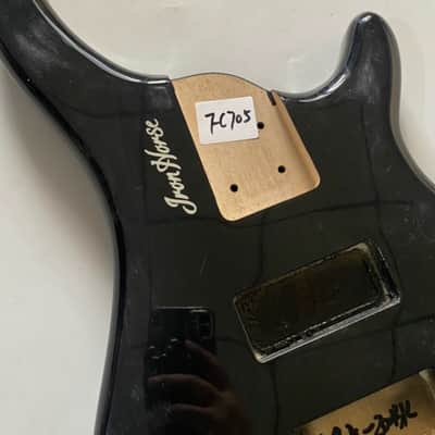 Black Solid Basswood Harley Benton 4 String Bass Body image 14