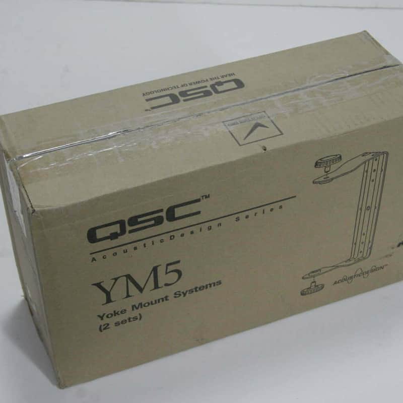 2025 QSC Pair of Speaker Mounts [AD-YM-5 BLK] Black