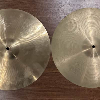 Rare Paiste 602 pre-serial 16’’ hi-hat image 1