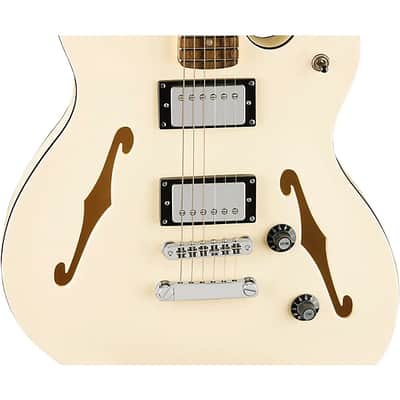 Squier Affinity Series Starcaster Deluxe Electric Guitar. Laurel Fingerboard, Olympic White TGF33 image 5